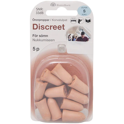 SwedSafe Discreet Öronproppar | Str. S