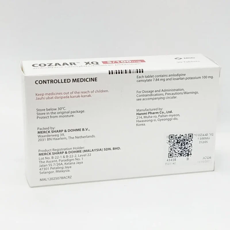 Cozaar Xq 5/100mg 3x10s