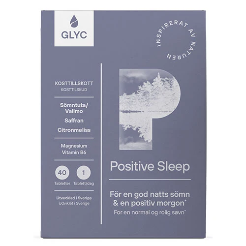Glyc Positive Sleep | 40 tabletter