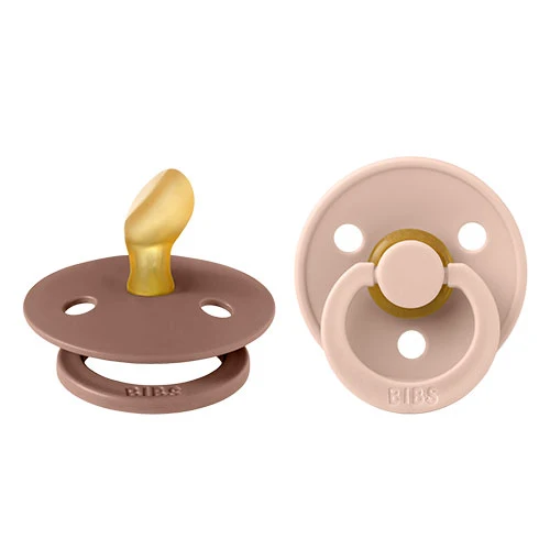 BIBS Colour Latex 0-6mån Anatomisk (Blush/Woodchuck) 2 st