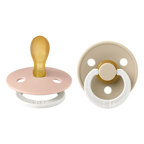 BIBS Colour Latex 6mån+ Symmetrisk (Blush GLOW/ Vanilla GLOW) 2 st
