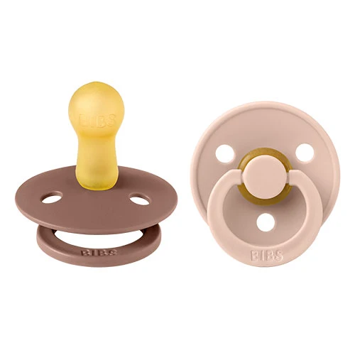 BIBS Colour Latex 6mån+ (Woodchuck/Blush) 2 st