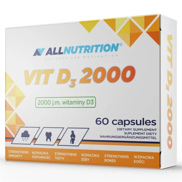 Allnutrition Vitamin D3 2000 60 k Immunität
