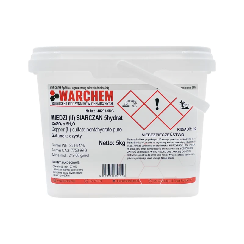 KUPFER(II)-SULPHAT 5hydrat - rein 5kg WARCHEM
