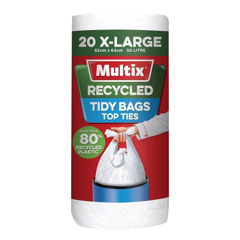 Multix Recycled Kitchen Tidy Bag XLarge 20 Pack