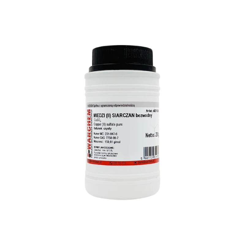 KUPFER(II)-SULPHAT wasserfrei - rein 250g WARCHEM