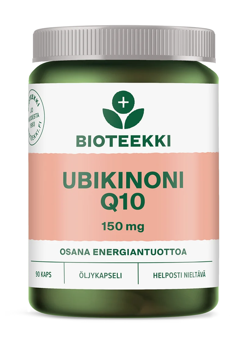 Bioteekki Ubikinon Q10 150mg 90 kapslar