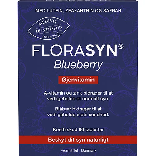 Florasyn Blueberry | 60 tabletter