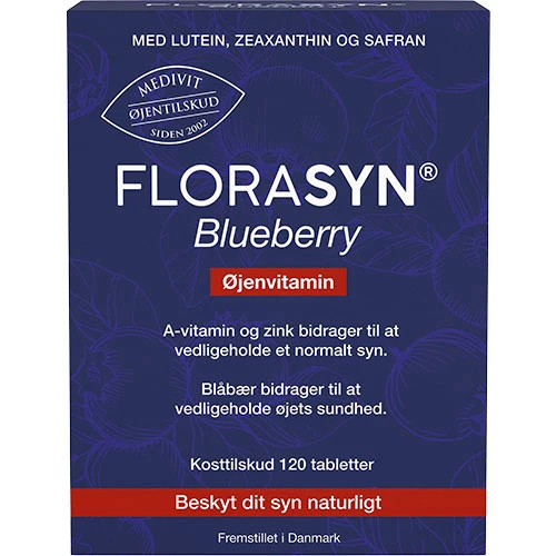 Florasyn Blueberry | 120 tabletter