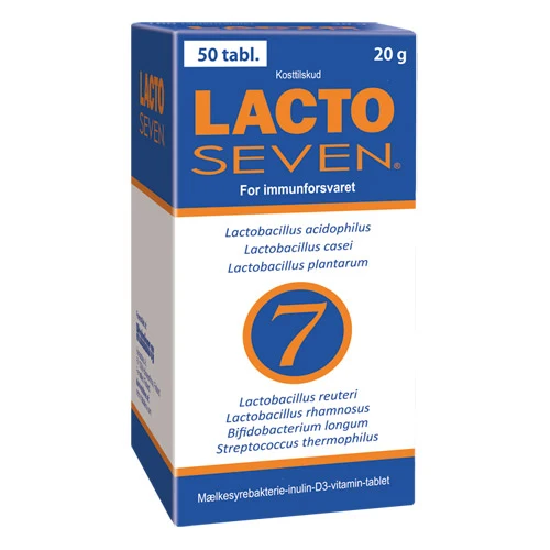 LactoSeven | 50 tabletter