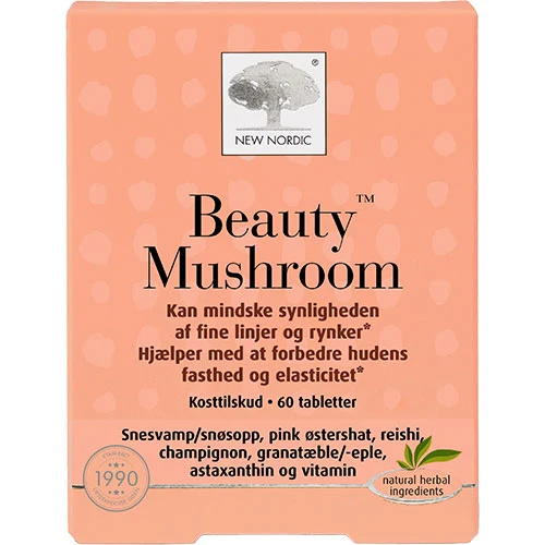 New Nordic Beauty Mushroom | 60 tabletter