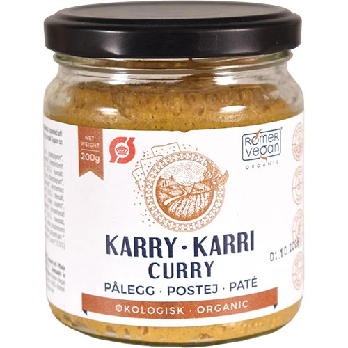 Rømer Smörgåspålägg Curry Ekologisk | 200 g