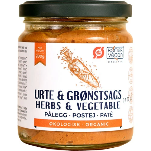 Rømer Smörgåspålägg Örter & Grönsaker Ekologisk | 200 g