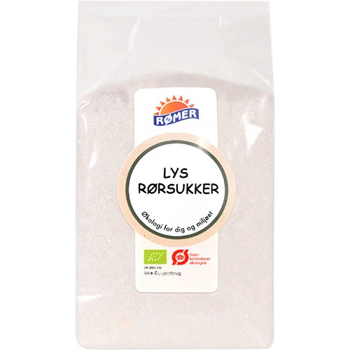 Rømer Rörsocker Ljus Fin Ekologisk | 500 g