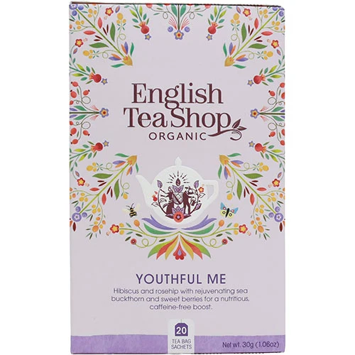 English Tea Shop Youthful Me Tea, Ekologisk | 20 påsar