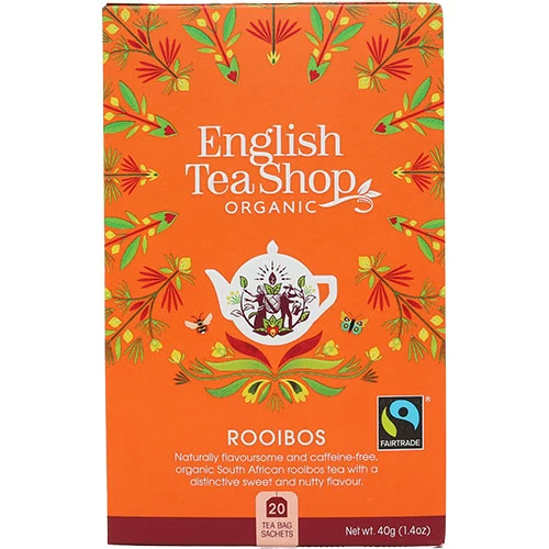 English Tea Shop Rooibos Te, Ekologisk | 20 påsar