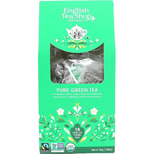 English Tea Shop Ren Grönt Te, Ekologisk | 15 påsar