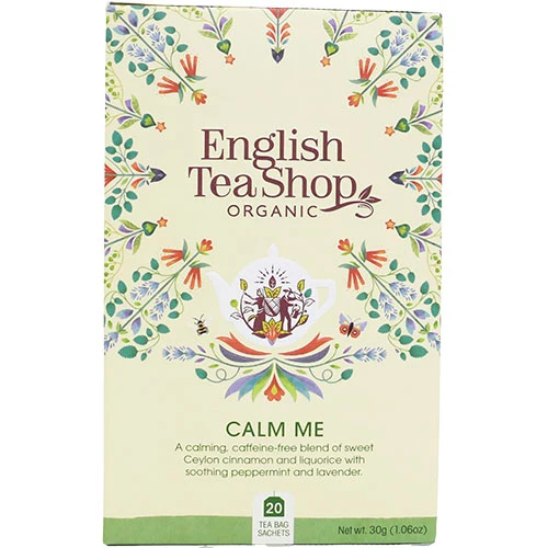 English Tea Shop Calm Me Tea, Ekologisk | 20 påsar