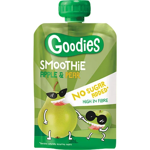 Goodies Smoothie Klämpåse | Päron & Äpple