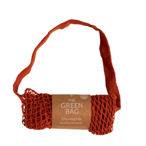 The Green Bag Shoppingnät av Ekologisk Bomull | Röd