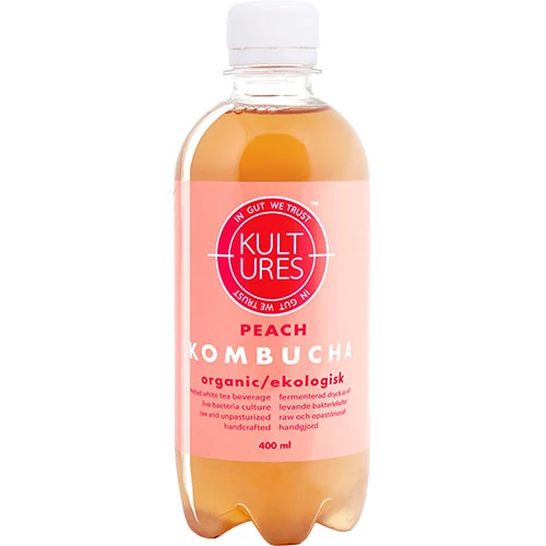 Kultures Kombucha Ekologisk | Persika