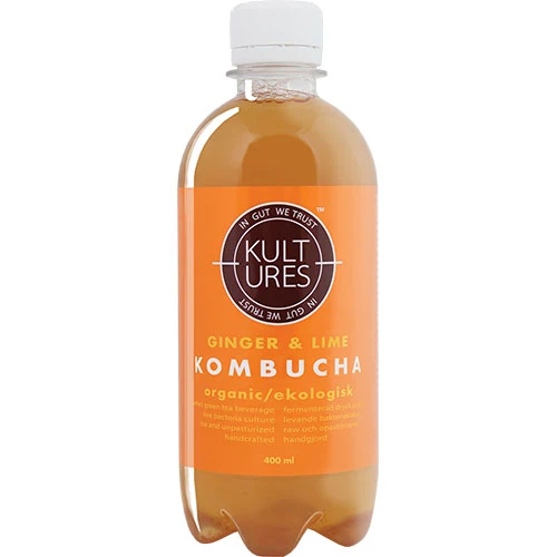 Kultures Kombucha Ekologisk | Ingefära & Lime