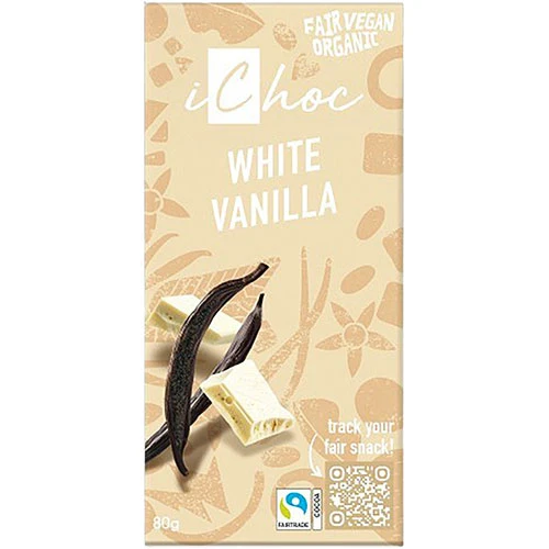 iChoc Choklad Ekologisk | White Vanilla