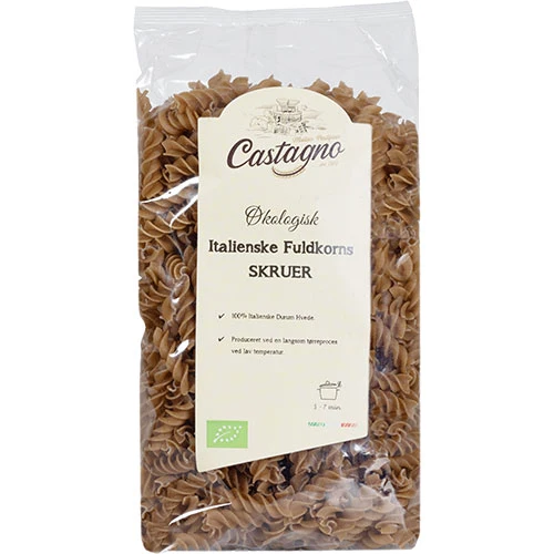 Castagno Skruvar Fullkorn Ekologisk | 500 g