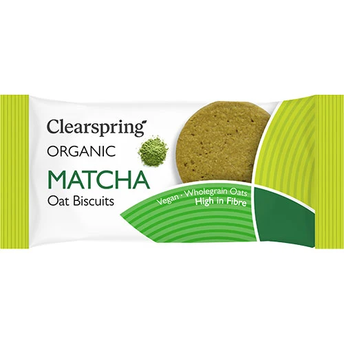 Clearspring Matcha Havrekex Ekologisk | 40 g