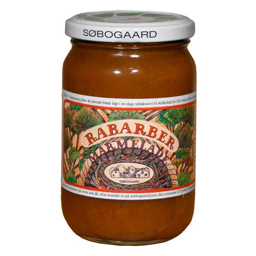 Søbogaard Rabarbermarmelad Ekologisk | 400 g