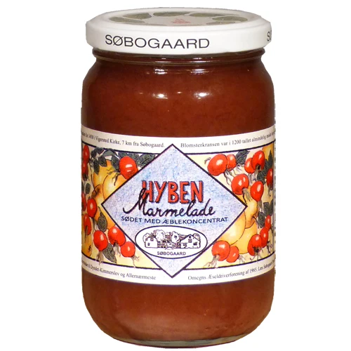 Søbogaard Nyponmarmelad med äpple Ekologisk | 390 g