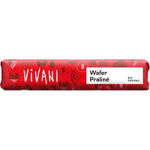 Vivani Vaffel Praline bar Ekologisk | 40 g