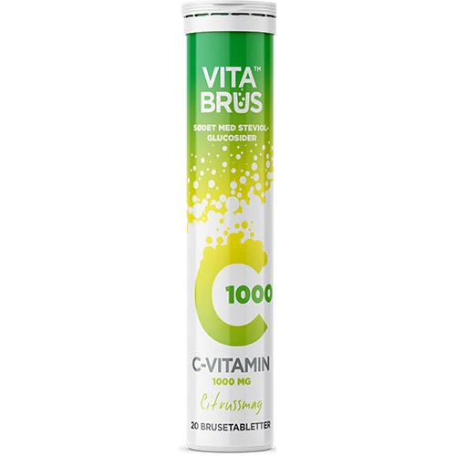 VitaBrus C-Vitamin Brus Tabletter - Citrussmak från | 20 tabletter