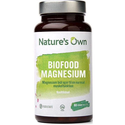 Natures Own Biofood Magnesium | 60 tabletter