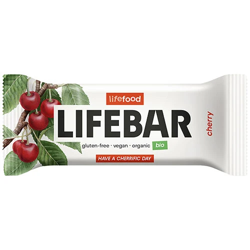 Lifefood LifeBar Raw Ekologisk Glutenfri | Körsbär