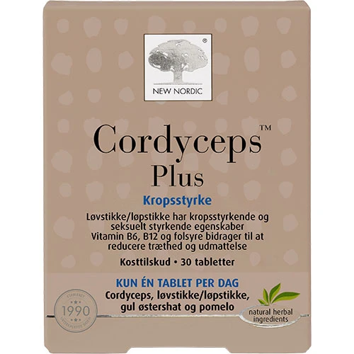 New Nordic Cordyceps Plus | 30 tabletter