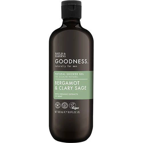 Baylis & Harding Goodness Men Shower Gel | Bergamot & Clary Sage
