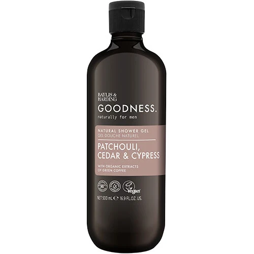Baylis & Harding Goodness Men Shower Gel | Patchouli, Cedar & Cypress