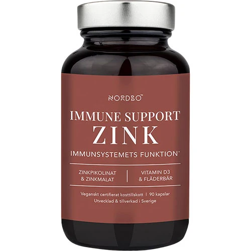 NORDBO Immune Support Zink | 90 kapslar