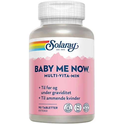 Solaray Baby Me Now Multivitamin | 90 tabletter