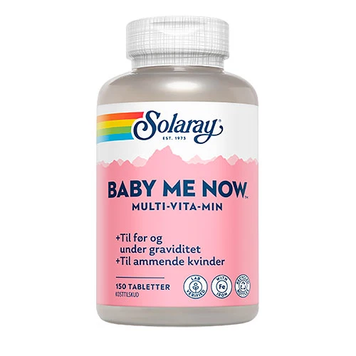 Solaray Baby Me Now Multivitamin | 150 tabletter