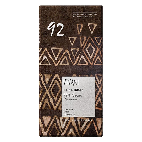 Vivani Mörk Choklad 92% Ekologisk | 80 g