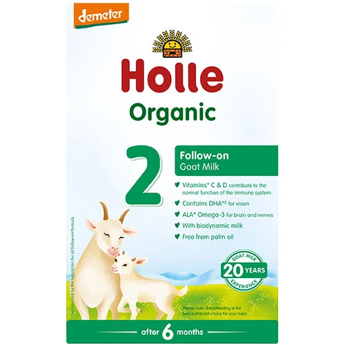 Holle 6 mån+ Tillskottsblandning Getmjölksbas 2 Ekologisk | 400 g