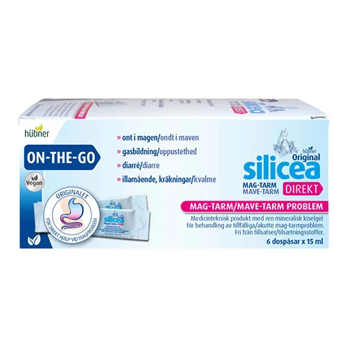 Silicea Mave-tarm On The Go 6 Dos.poser | 90 ml