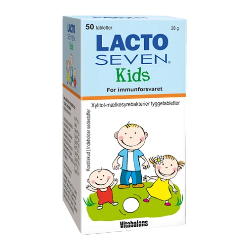 LactoSeven Kids | 50 tabletter