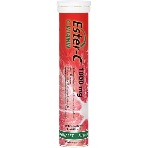 Ester - C Brustabletter 1000 mg | 20 tabletter