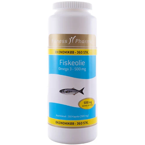 Fitness Pharma Omega 3 Fiskolja | 360 kapslar