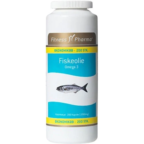 Fitness Pharma Omega 3 Fiskolja | 200 kapslar