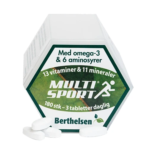 Berthelsen Multisport | 180 tabletter