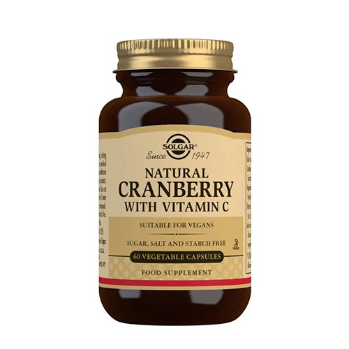 Solgar Natural Cranberry with Vitamin C | 60 tabletter